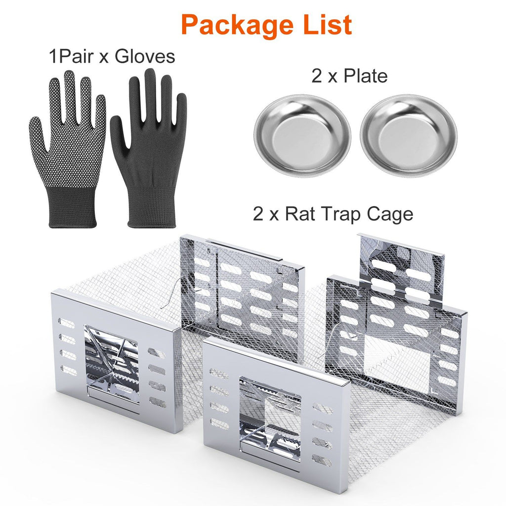 Humane Rat Trap: Catch & Release Live Mice Without Harm