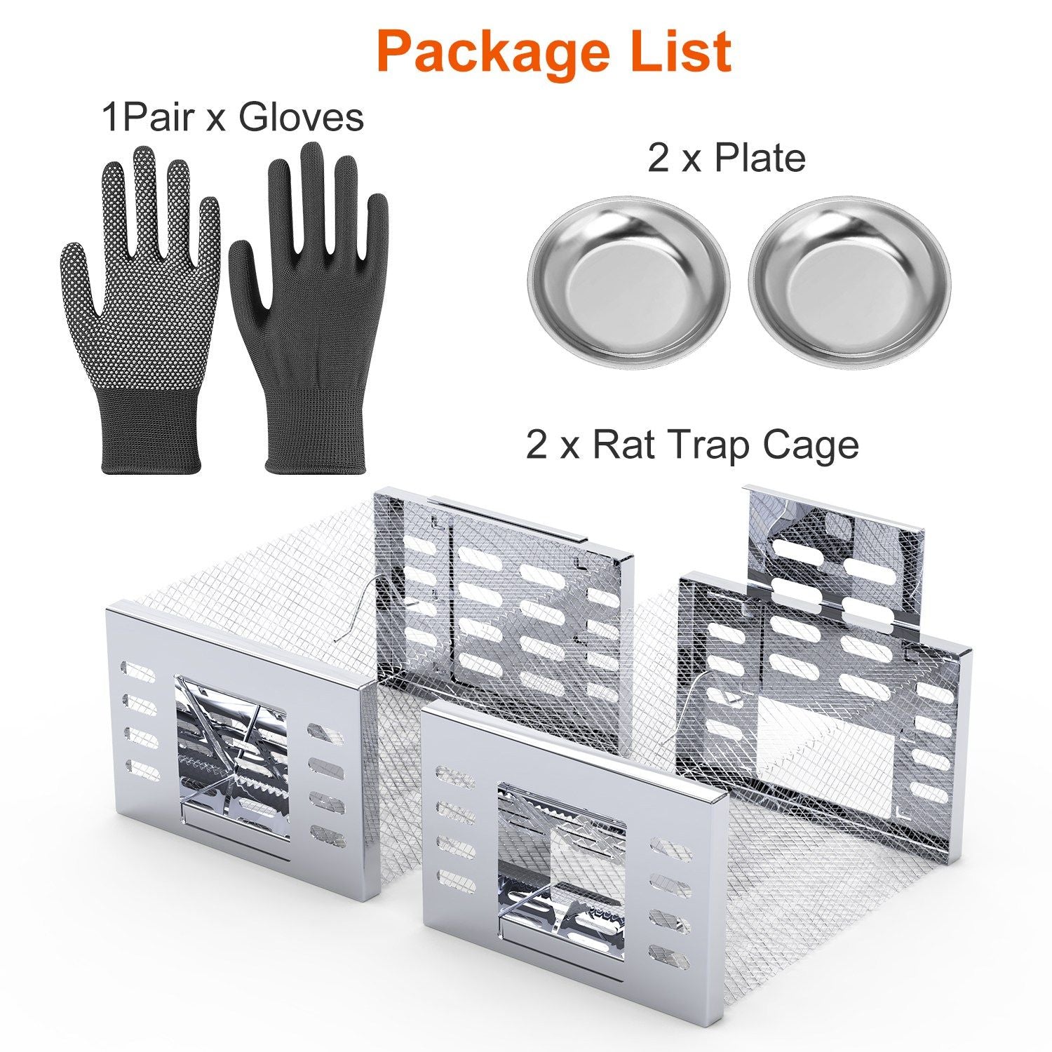 Humane Rat Trap: Catch & Release Live Mice Without Harm
