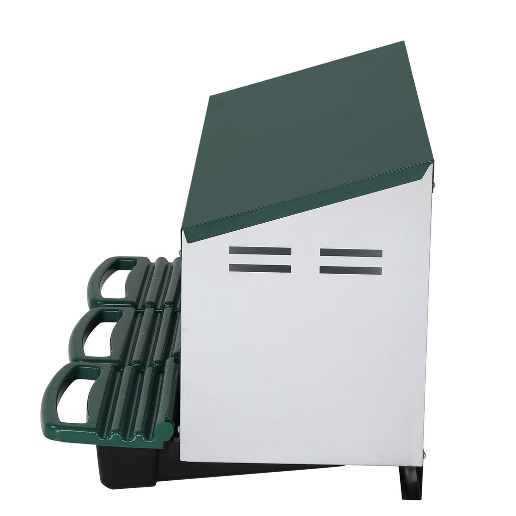 3 Compartment Roll Out Chicken Nesting Box with lightweight Basket
