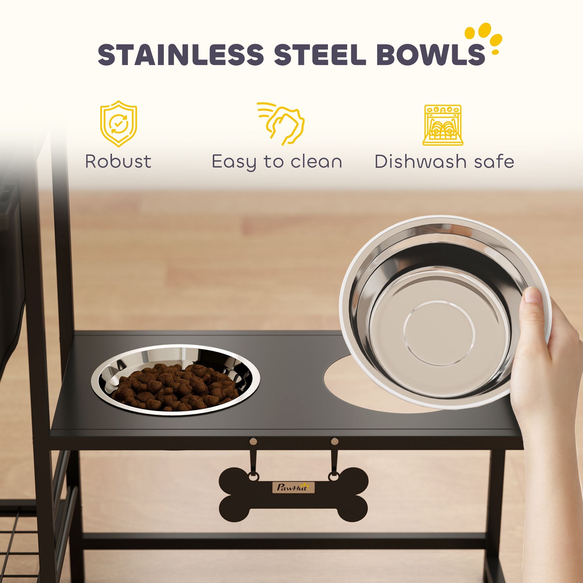 Transform Mealtime Chaos into Harmony with Our Adjustable Dog Bowl Station