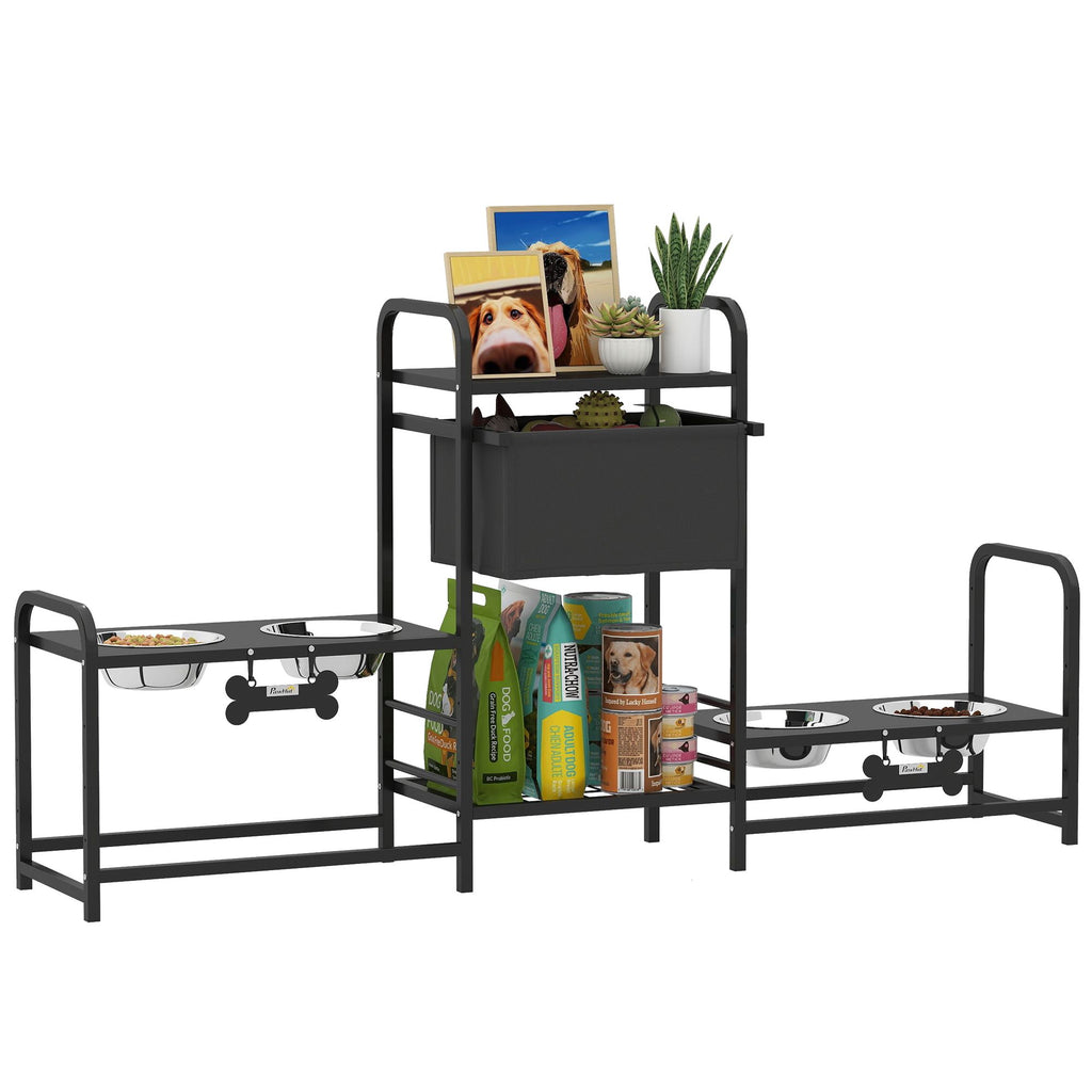 Transform Mealtime Chaos into Harmony with Our Adjustable Dog Bowl Station