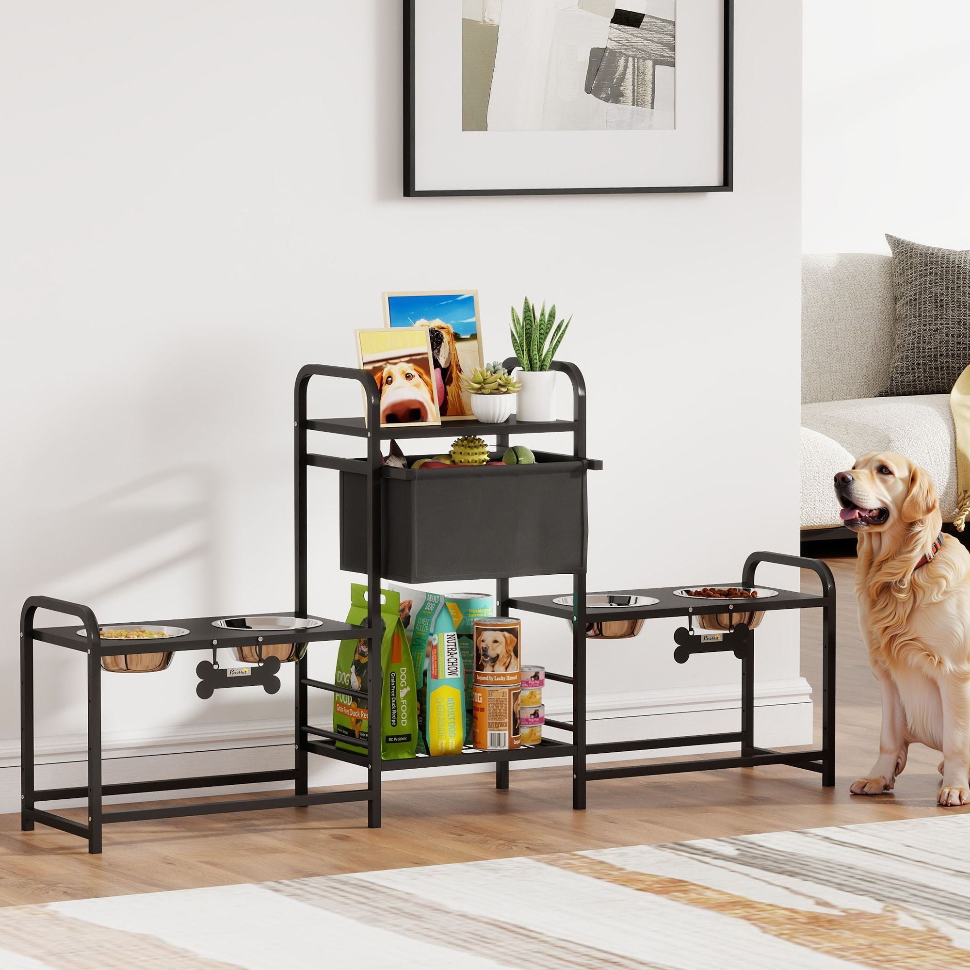 Transform Mealtime Chaos into Harmony with Our Adjustable Dog Bowl Station