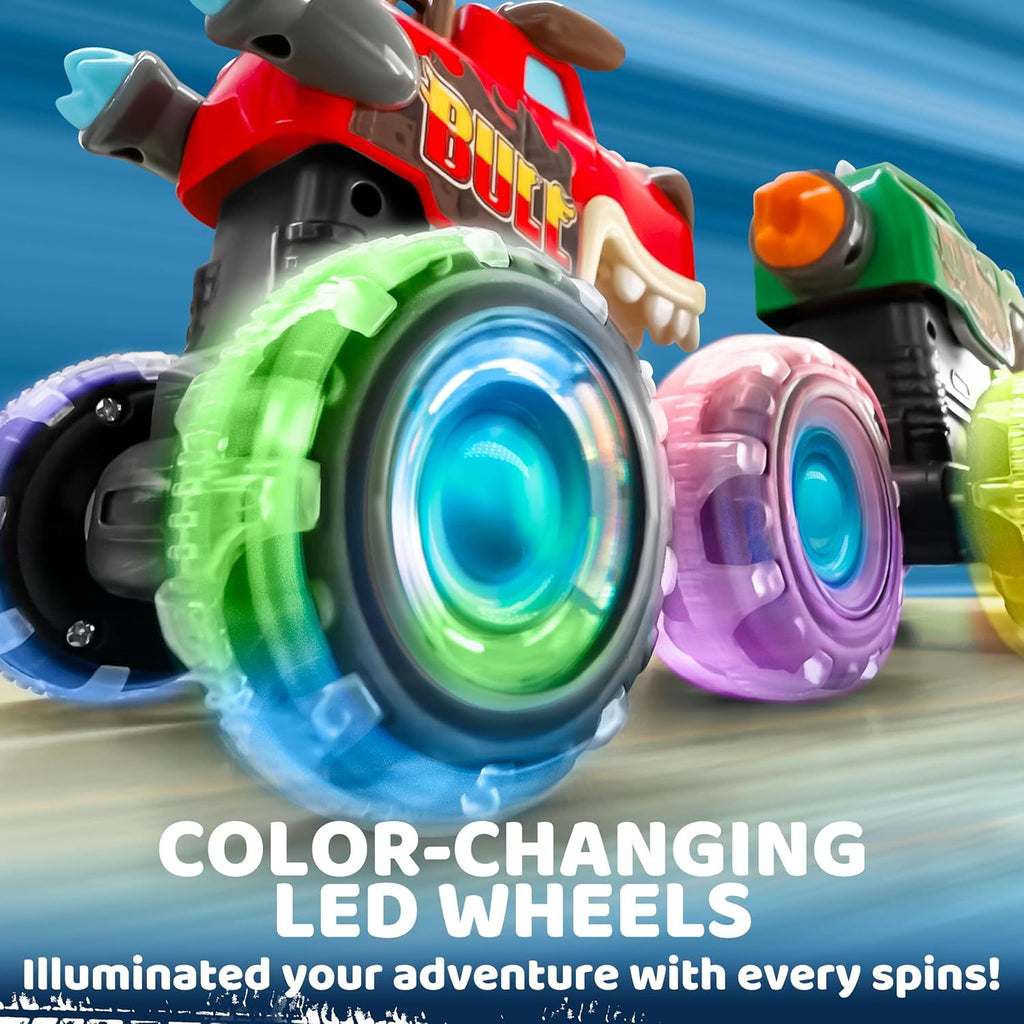 Rev Up Playtime with Motion-Activated Monster Trucks That Glow!