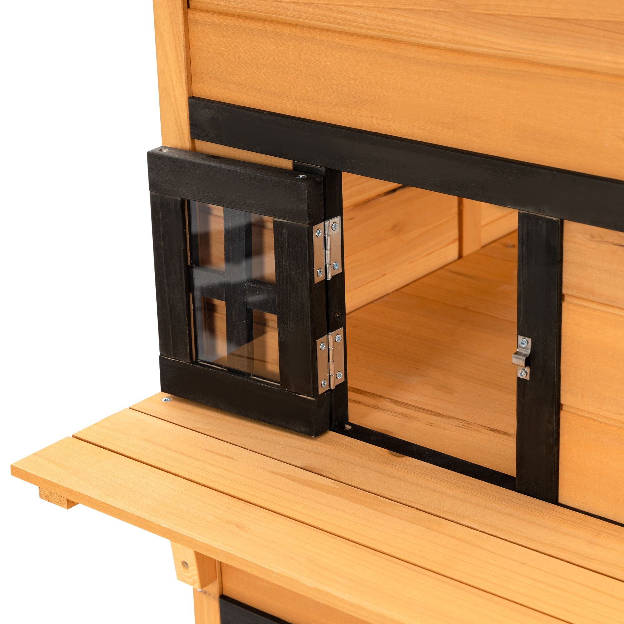 3-Tier Outdoor Cat House with Fun Entrances & Solid Construction