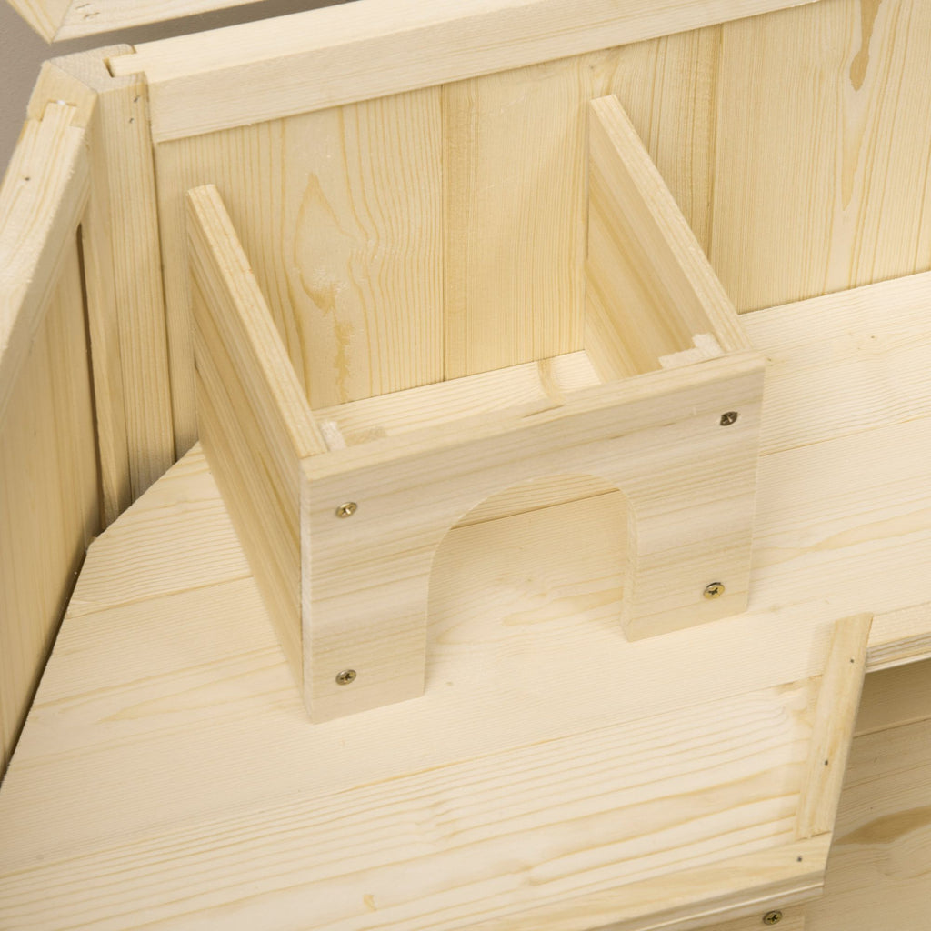 3-Tier Large furniture-style Hamster Cage with Fun Seesaws and Huts