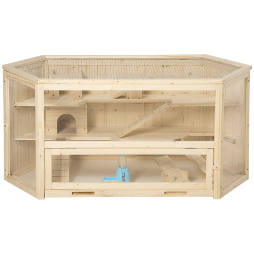3-Tier Large furniture-style Hamster Cage with Fun Seesaws and Huts – image 2