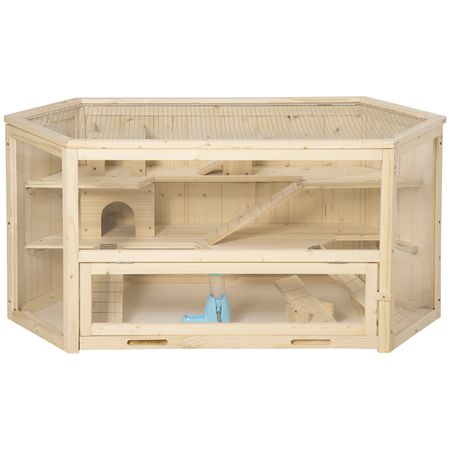 3-Tier Large furniture-style Hamster Cage with Fun Seesaws and Huts – image 1