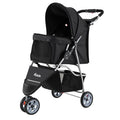 3 Wheel Pet Stroller for Small Dogs Cats up to 33 LBS