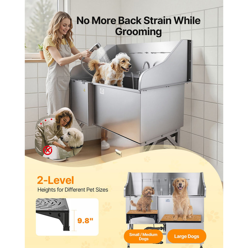 Professional-Grade Dog Washing Station for Easy, Mess-Free Baths