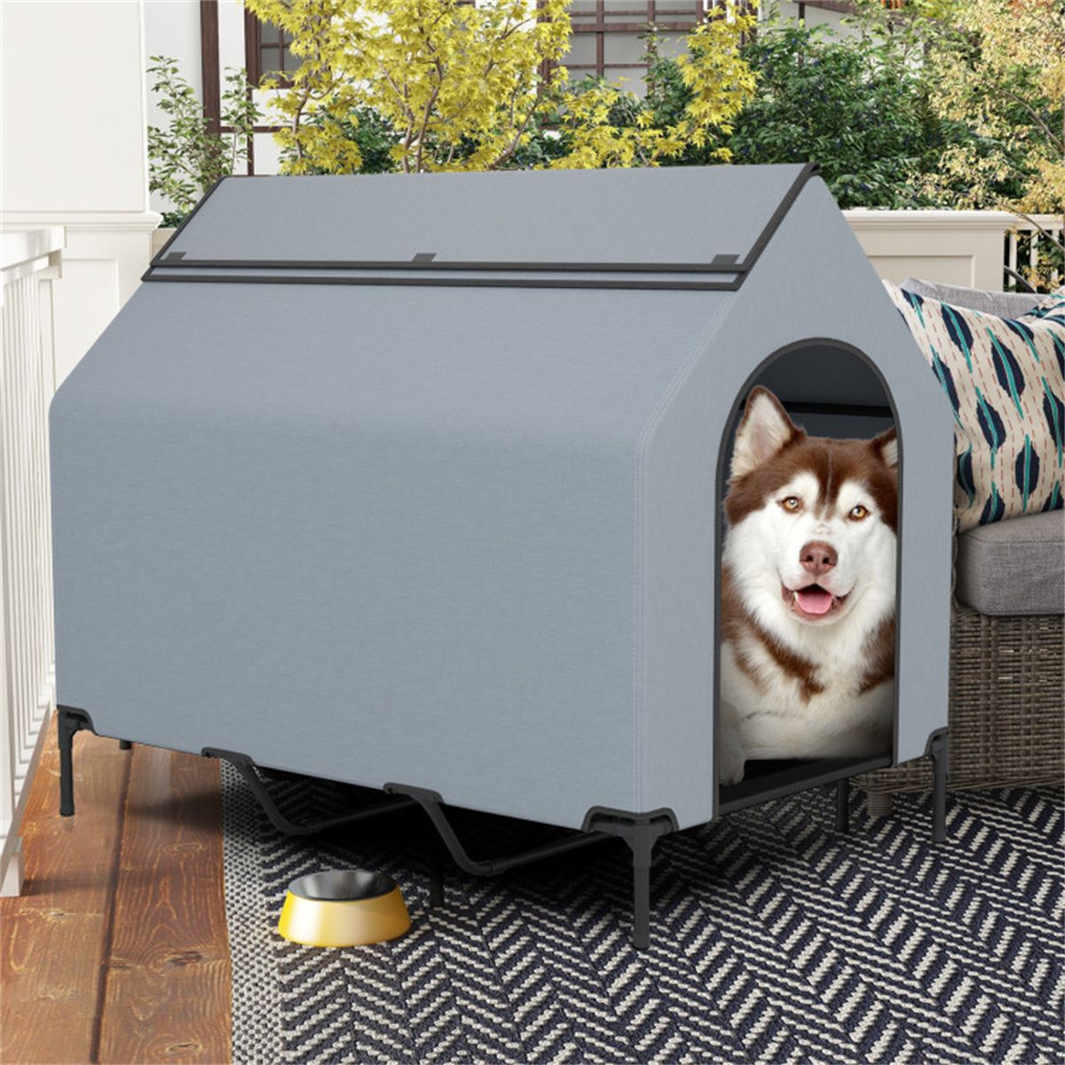 33" x 52" pet house with windows