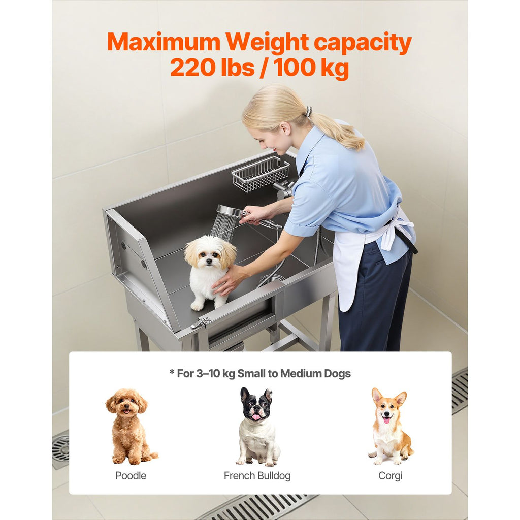 Elevate Your Pet Bathing Routine with the VEVOR 34" Dog Washing Station