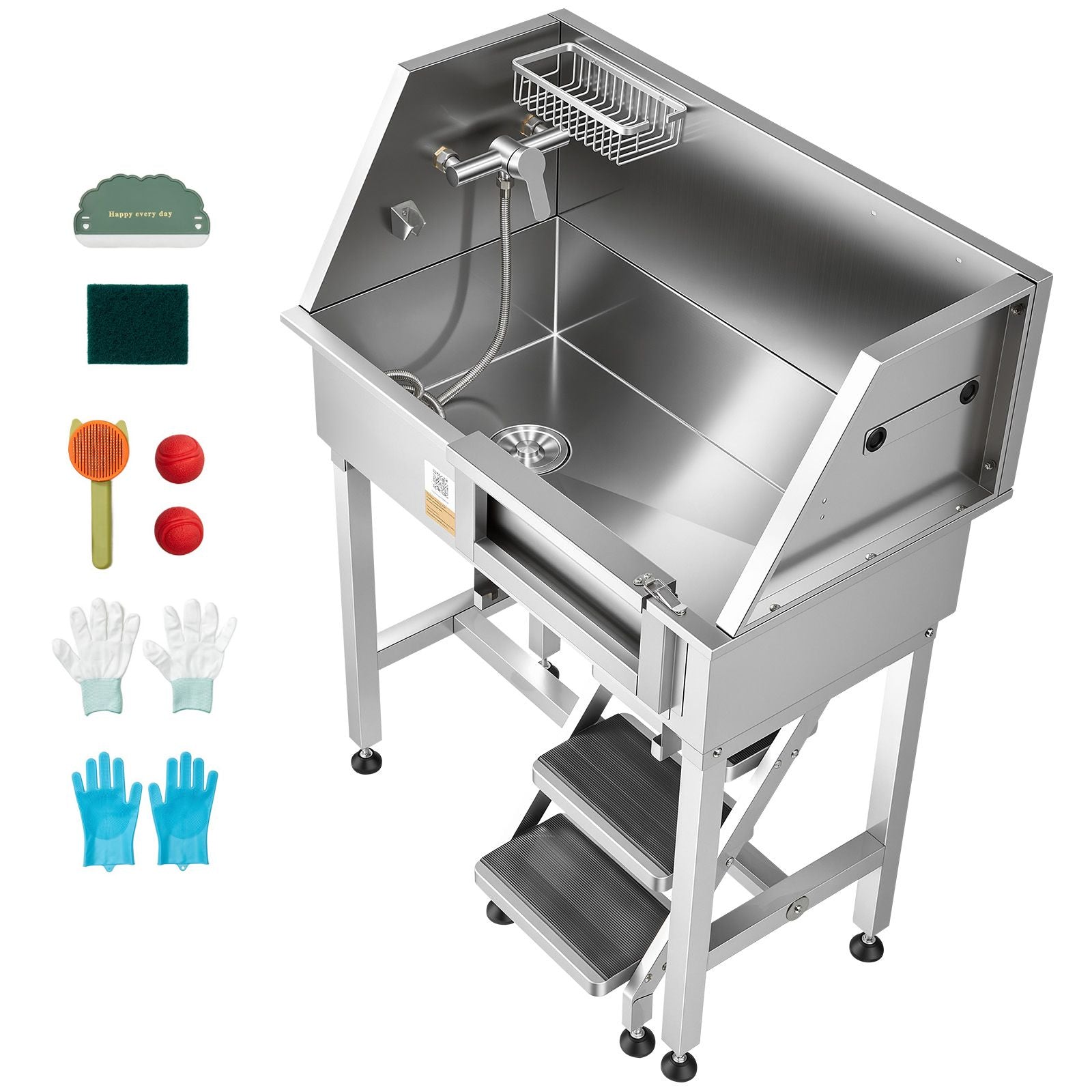 Elevate Your Pet Grooming with a Professional Stainless Steel Dog Washing Station