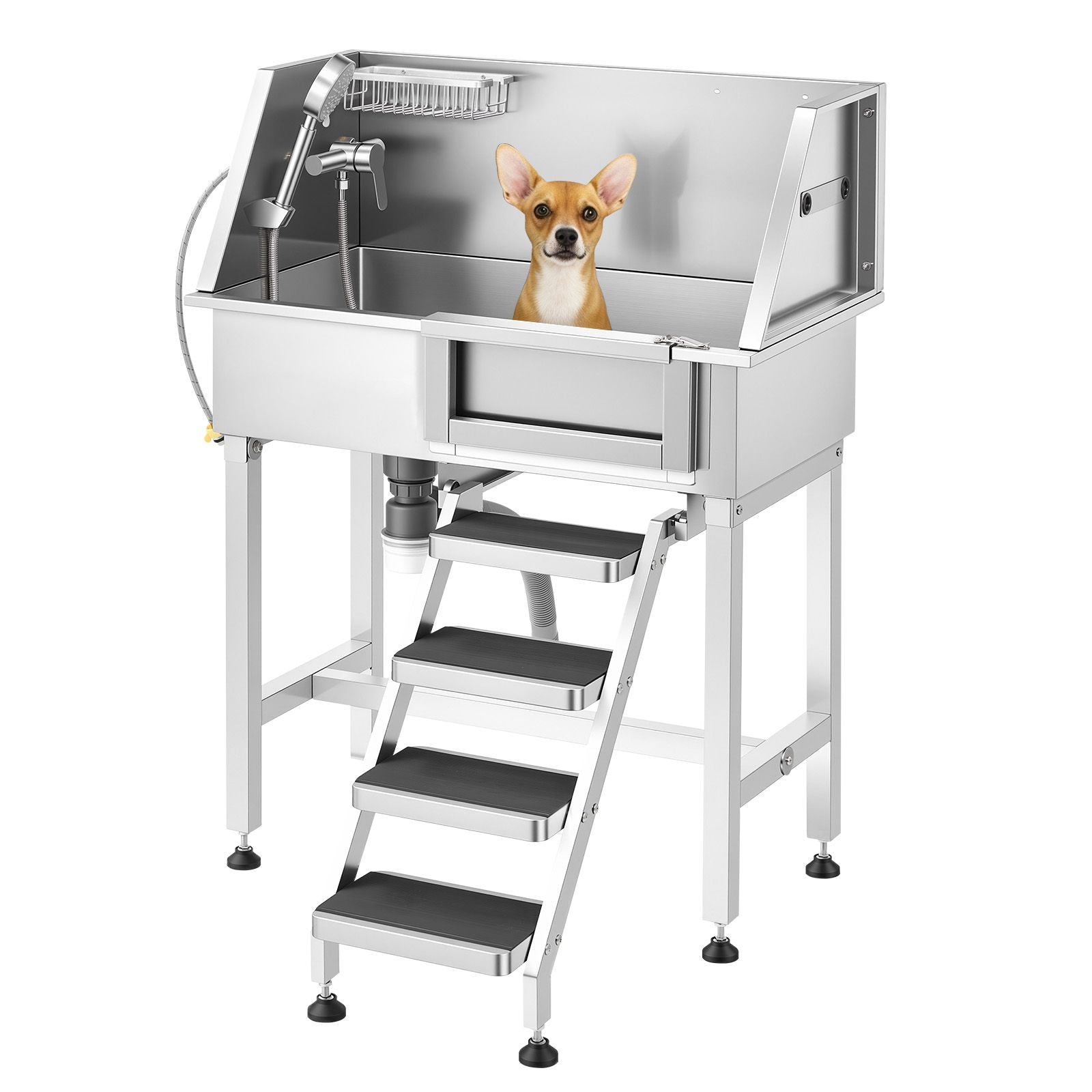 Elevate Your Pet Grooming with a Professional Stainless Steel Dog Washing Station