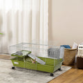 Rolling Small Animal Cage with All Accessories – Perfect for Guinea Pigs & Bunnies