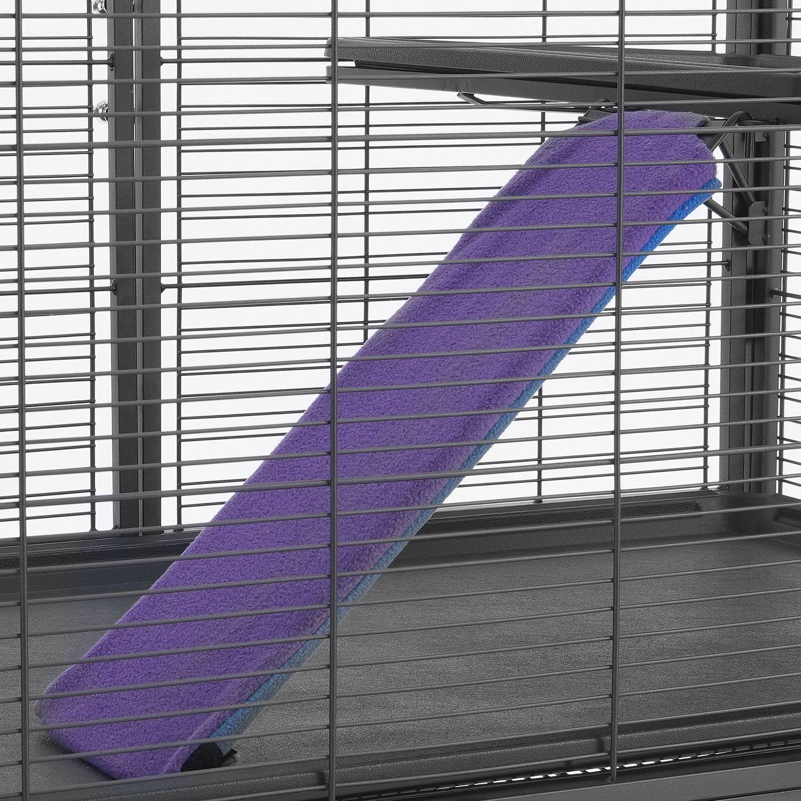Large 2-Tier Rolling Ferret Cage with Ramps & Easy-Clean Tray