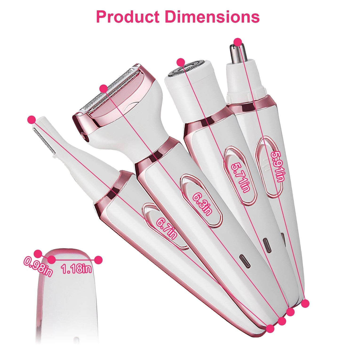 Gentle 4-in-1 Electric Grooming Kit for Your Dog's Sensitive Areas