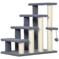 Climb, Scratch, and Play: 4-Level Cat Steps for Bed and Sofa