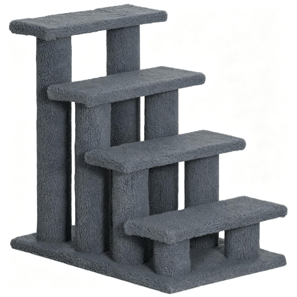 Multi-Level Carpeted Cat Scratching Stairs for Play and Rest
