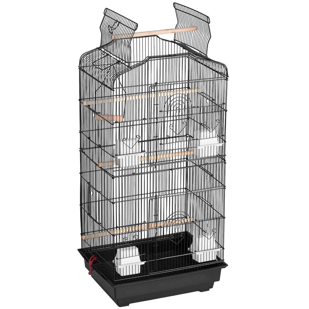 Give Your Feathered Friend a Spacious Home with This 41-Inch Open Top Bird Cage