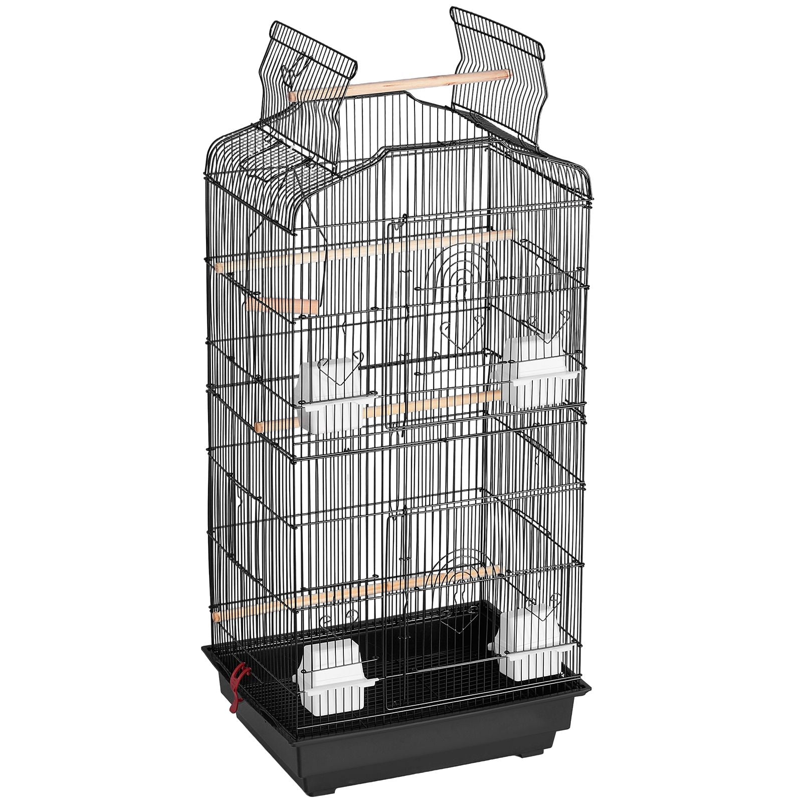 Give Your Feathered Friend a Spacious Home with This 41-Inch Open Top Bird Cage