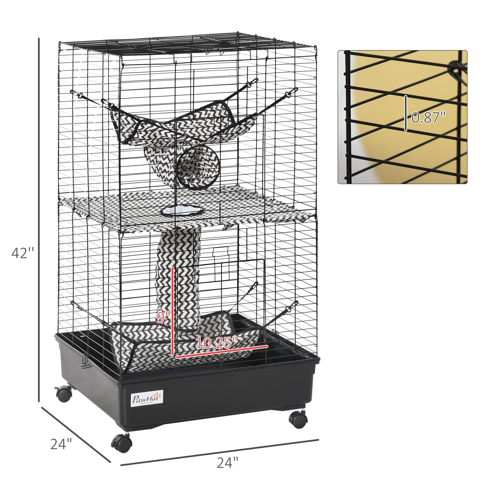 Give Your Ferret a Multi-Level Playground with Hammocks & Tunnels