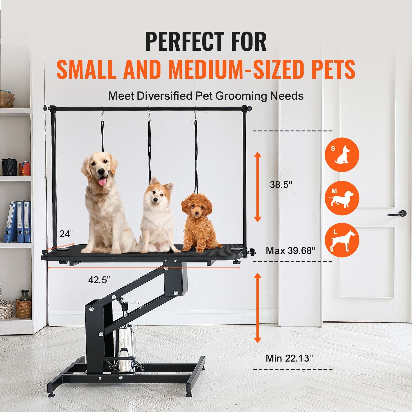 Elevate Your Pet Grooming with the VEVOR Hydraulic Grooming Table