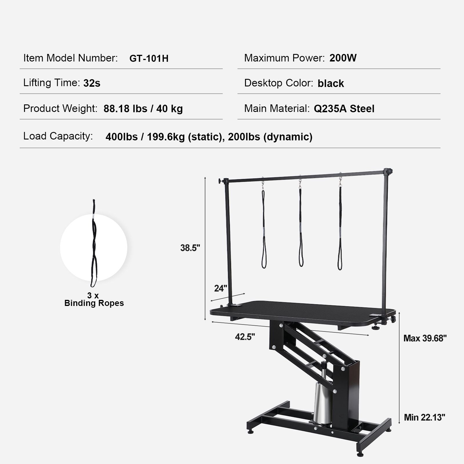 Elevate Your Pet Grooming with the VEVOR Hydraulic Grooming Table