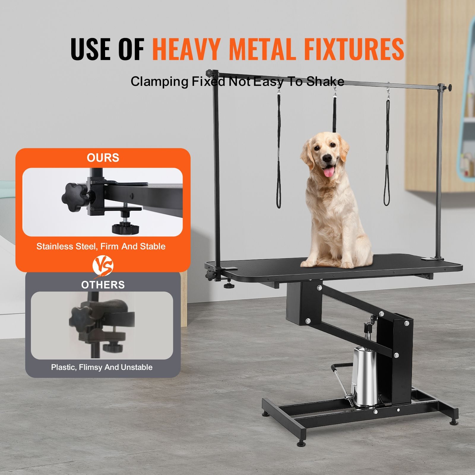 Elevate Your Pet Grooming with the VEVOR Hydraulic Grooming Table