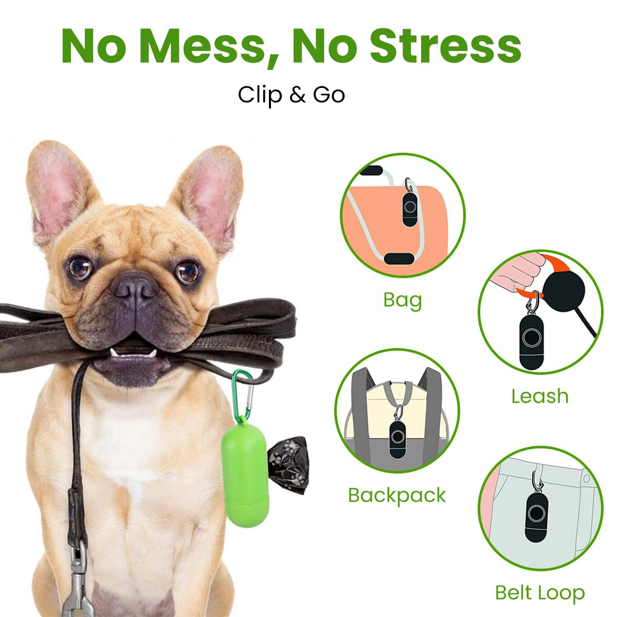 45 Rolls 675 Count Leakproof Dog Waste Bags with Dispenser
