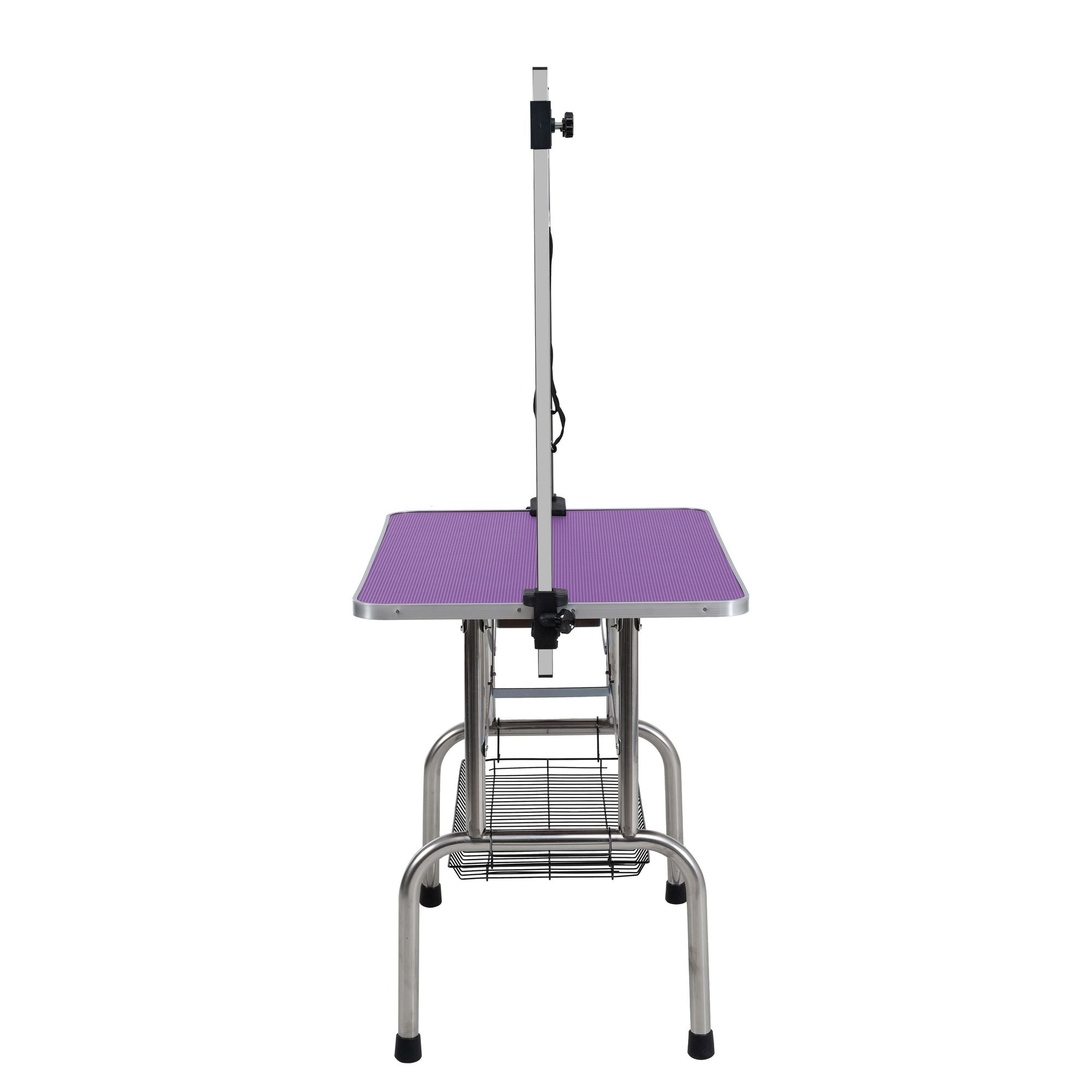 Professional-Grade Folding Grooming Table for Dogs & Cats – Purple