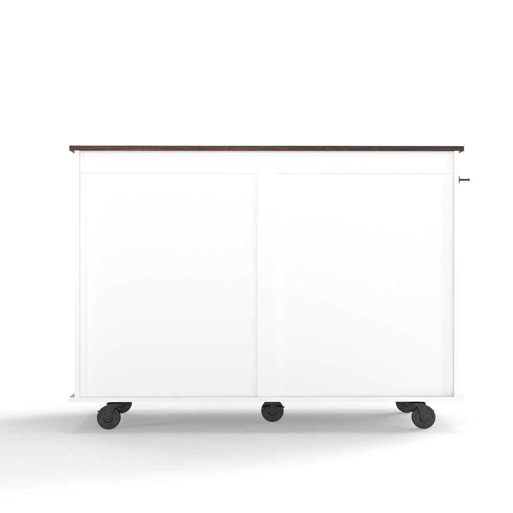 Multi-Functional Mobile Dog Crate with Flip-Top and Barn Door Design