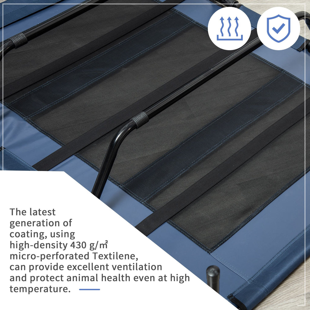 Elevated Breathable Dog Bed with Carry Bag – Cool Comfort for Pets
