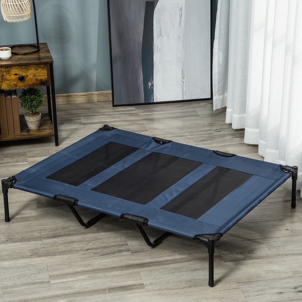 Elevated Breathable Dog Bed with Carry Bag – Cool Comfort for Pets