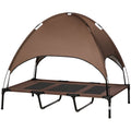 Keep Your Pup Cool & Comfortable with This Elevated Dog Cot & Canopy