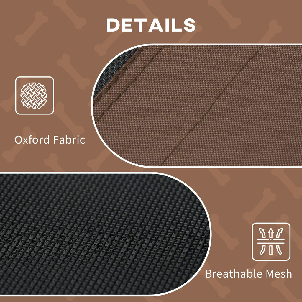 Keep Your Pup Cool & Comfortable with This Elevated Dog Cot & Canopy