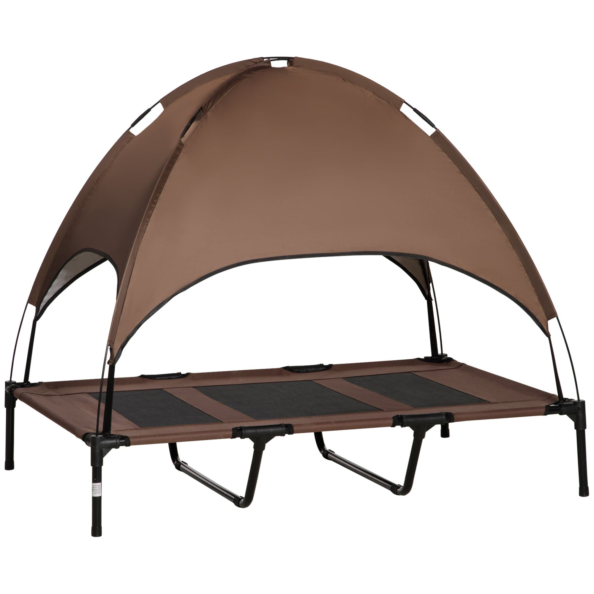 Keep Your Pup Cool & Comfortable with This Elevated Dog Cot & Canopy