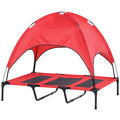 Keep Your Pup Cool & Comfortable with This Elevated Dog Cot & Canopy