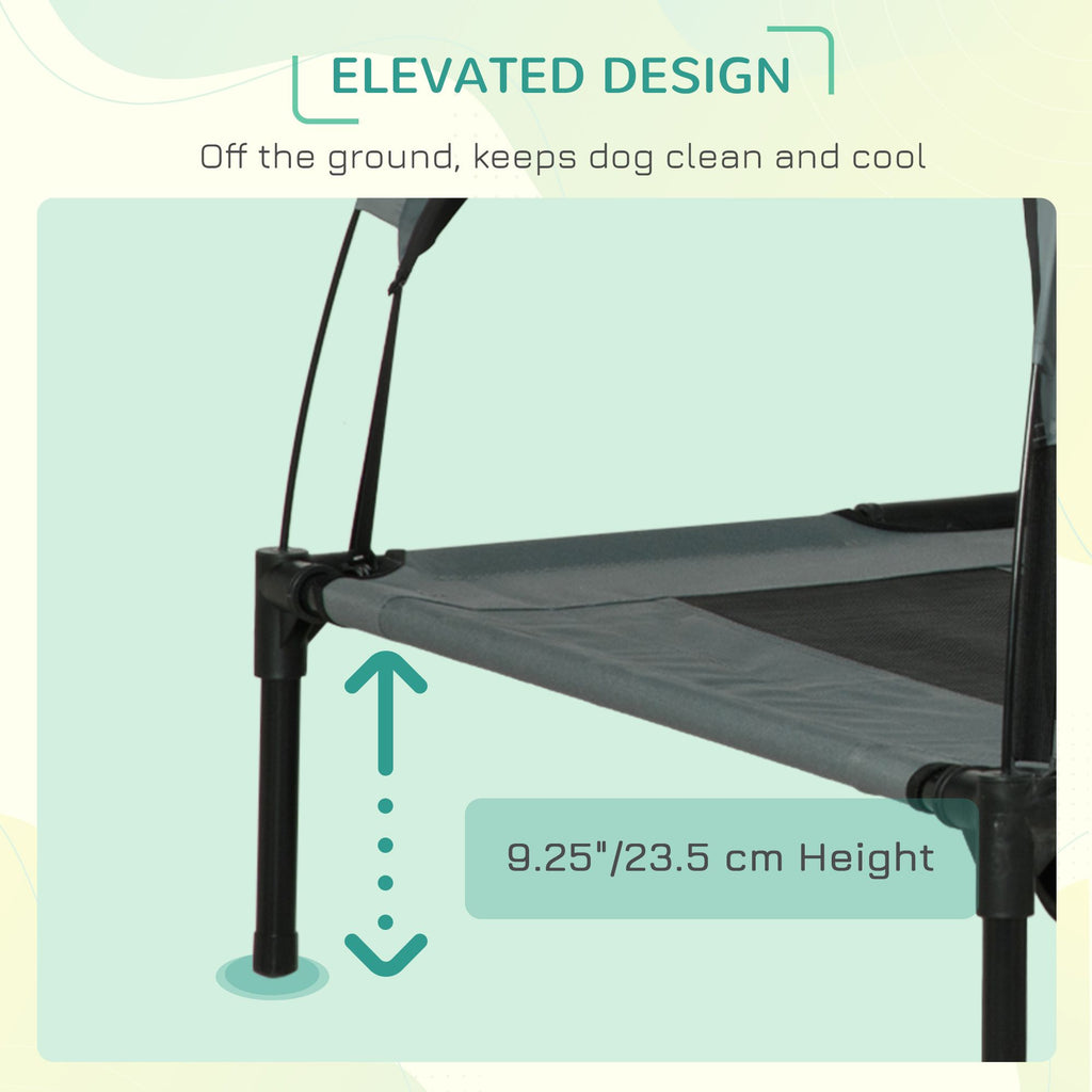 Keep Your Pup Cool & Shaded Anywhere with This Elevated Portable Dog Cot