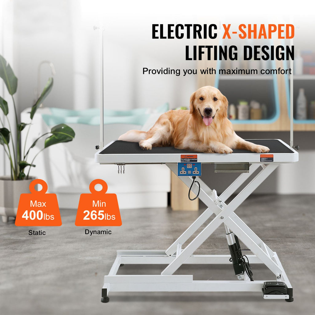 Effortless Grooming with Our Electric Pet Grooming Table – Up to 400 lbs Capacity