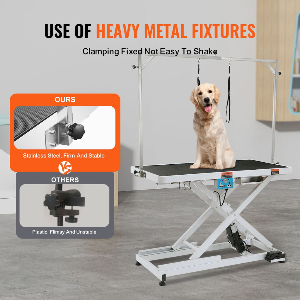 Effortless Grooming with Our Electric Pet Grooming Table – Up to 400 lbs Capacity