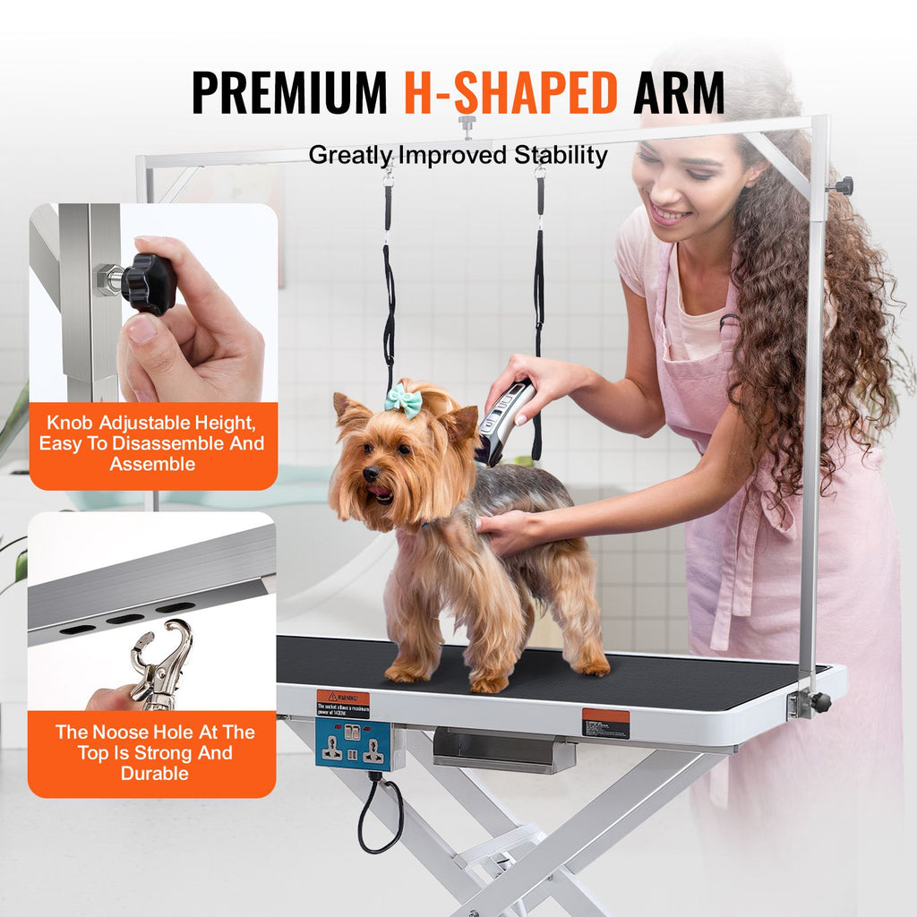 Effortless Grooming with Our Electric Pet Grooming Table – Up to 400 lbs Capacity