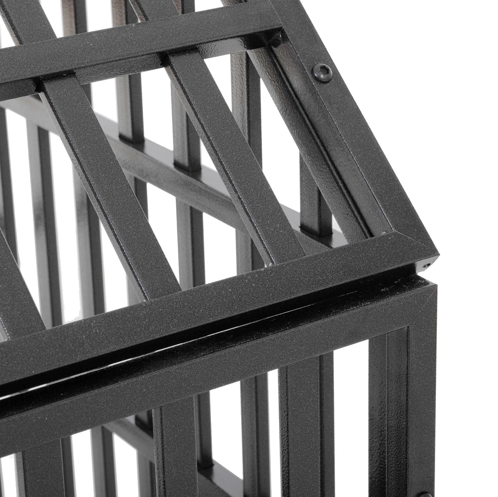55" Heavy Duty Dog Crate for Large Dogs with Lockable Wheels