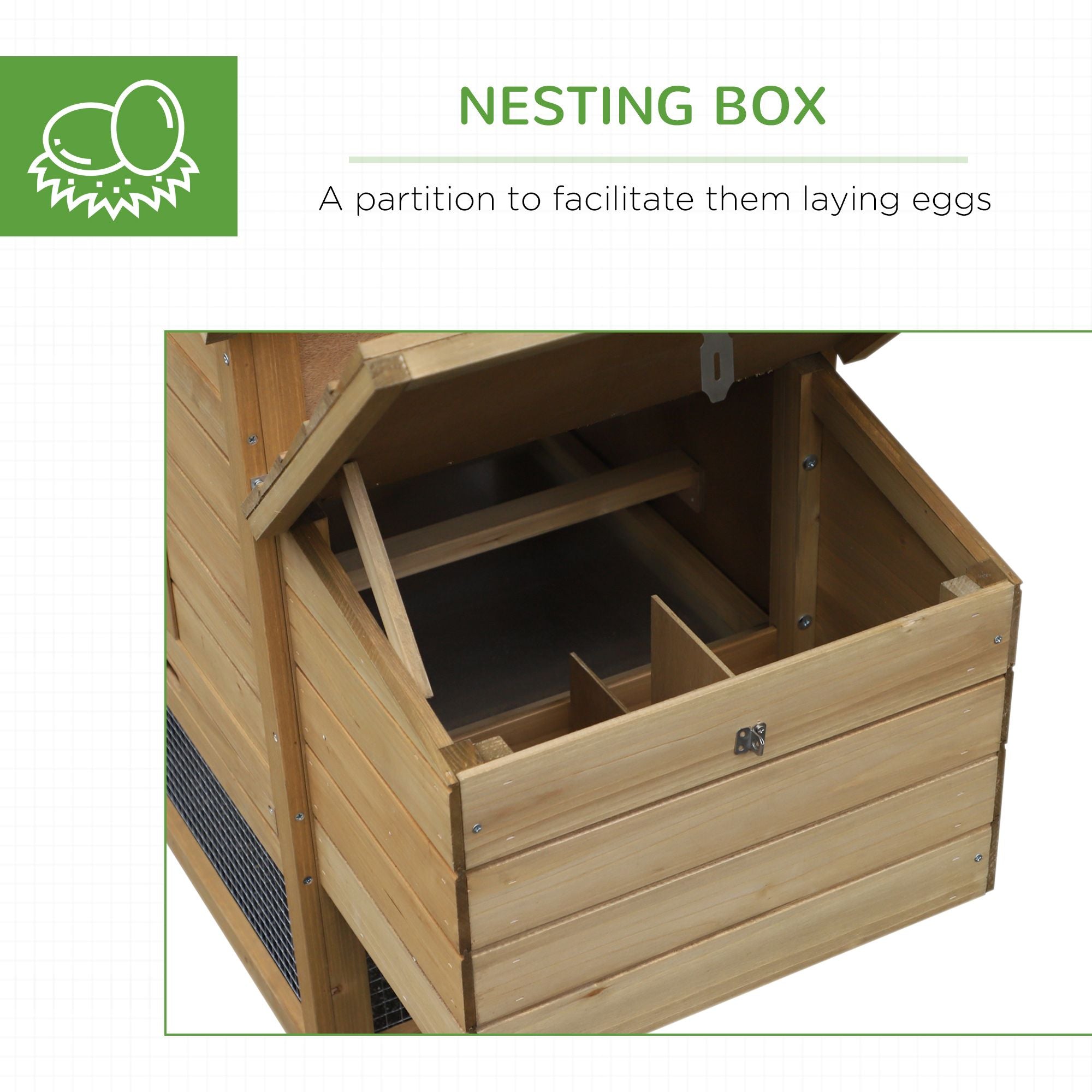 Give Your Flock a Cozy, Secure Home with This Compact Wooden Chicken Coop