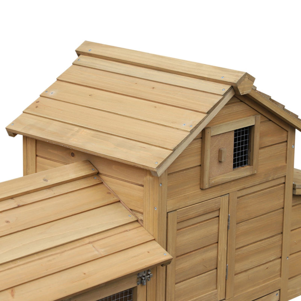 Give Your Flock a Cozy, Secure Home with This Compact Wooden Chicken Coop