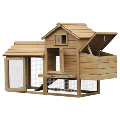 Give Your Flock a Cozy, Secure Home with This Compact Wooden Chicken Coop