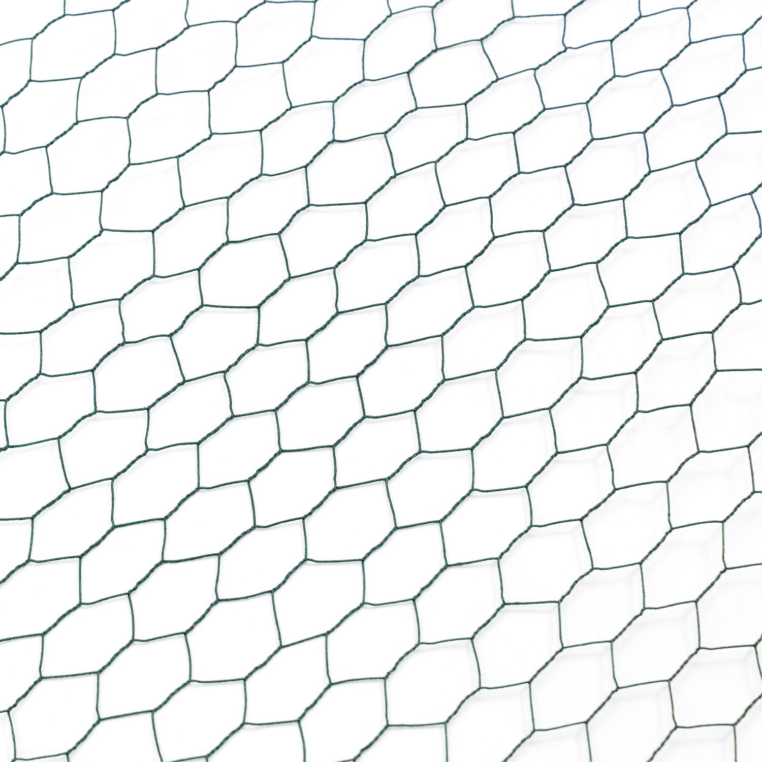 60M Large Size Galvanized Hexagonal Floral Green Chicken Wire, Outdoor Anti-Rust Chicken Wire Poultry Netting for Garden, Large Chicken Coop Wire Fencing
