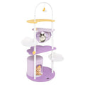 62 Inches Large Cat Tower with Metal Frame and Jumping Platforms – image 1