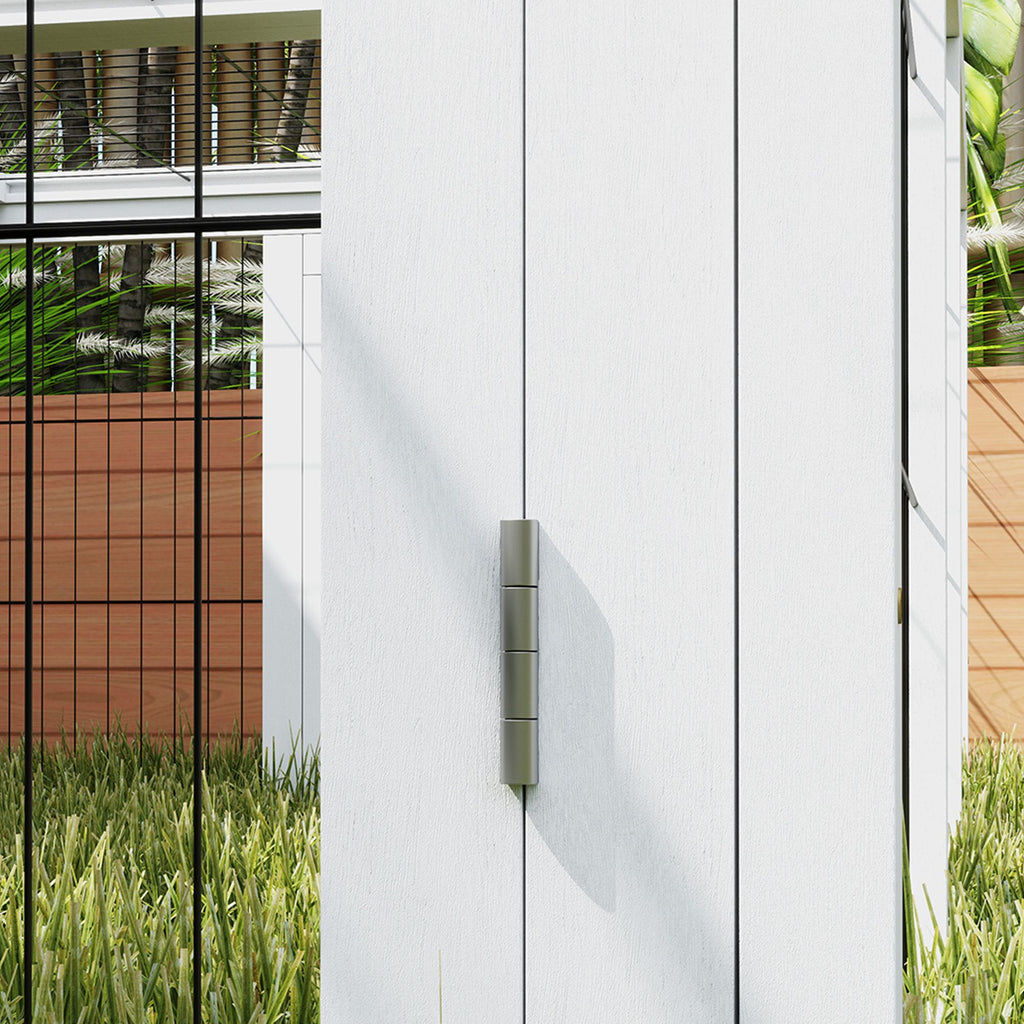 64" furniture-style Outdoor Rabbit Hutch with Run & Enclosed Cover