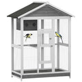 PawHut 64.5" furniture-style Bird Aviary - Extra Space for Finches