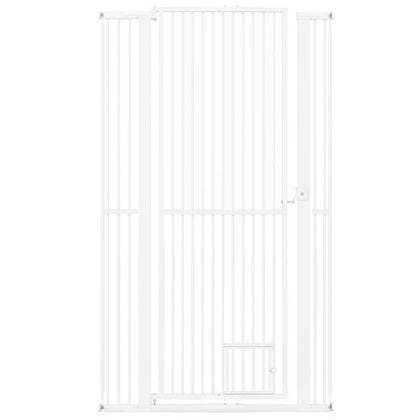 67.5" Extra Tall Pet Gate Heavy-Duty Metal Cat Gate with 30.5"-41" Wide Opening
